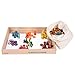 TickiT Wooden Mirror Tray - Explore Reflection, Symmetry and Patterns - for All Ages - Add Reflection to Any Sensory Activity Station