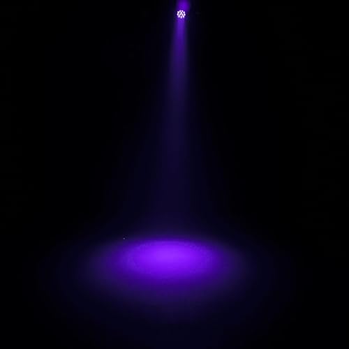 Miniatura 4 de (1) Rockville ROCKHAZE 1000 CFM DMX Hazer Machine a base de agua DJClub Haze+2 mandos a distancia con (1) Eliminador Mini Par UV LED DMX Par Can Luz