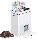 Smart Kitchen Composter 20L Capacity Food Waste Disposal Machine Turn Garbage To Compost Silent Operations 300W Electric Composter
