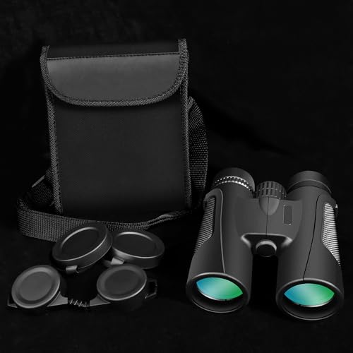 High Power 25X60 Binoculars for Adults Waterproof 60mm Big Eyepiece Fogproof Binoculars with BAK4 Prism FMC Lens for Outdoor Stargazing Hunting Traveling Wildlife Bird Watching (Black) - Image 6