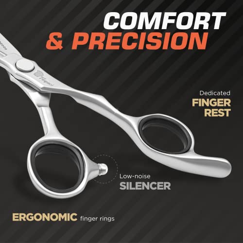 Fagaci Professional Hair Scissors 6” Razor Sharp Blades, Fine Cutting Vg10 Steel Hair Cutting Scissors Professional, Hair Shears, Hair Scissors Professional, Barber Scissors Professional #TOP5