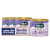 Enfamil NeuroPro Gentlease Baby Formula, Infant Formula Nutrition, Brain Support that has DHA, HuMO6 Immune Blend, Designed to Reduce Fussiness, Crying, Gas & Spit-up in 24 Hrs, has Prebiotics to Promote Softer Stools, Reusable Tubs, 19.5 Oz, (Pack of 4)