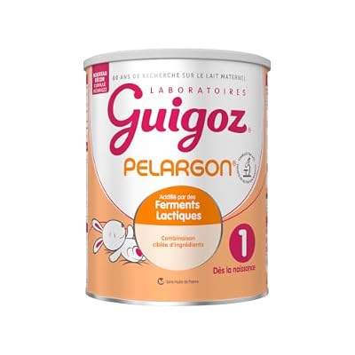 Guigoz Pelargon 1 Lait bébé en poudre 1er âge - de 0 à 6 mois - Boîte de 780g
