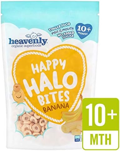 Heavenly Organic Happy Halo Bites Banana 60g