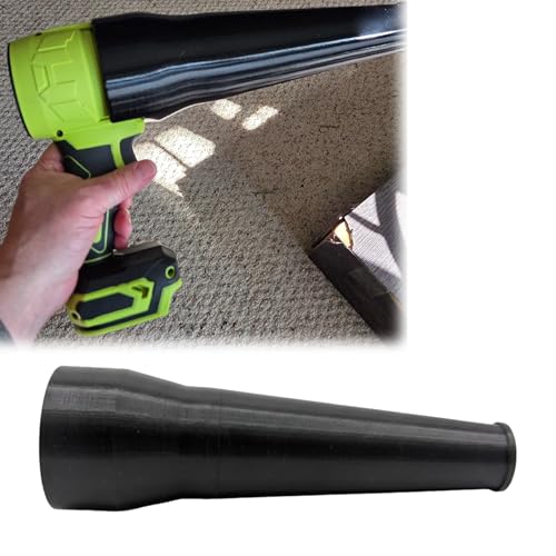 12-Inch Nozzle Extension Compatible with Seese Jet Blower, Long Reach Tapered Air Blower Attachment for Car Drying, Auto Detailing, Workshop and Home Cleaning
