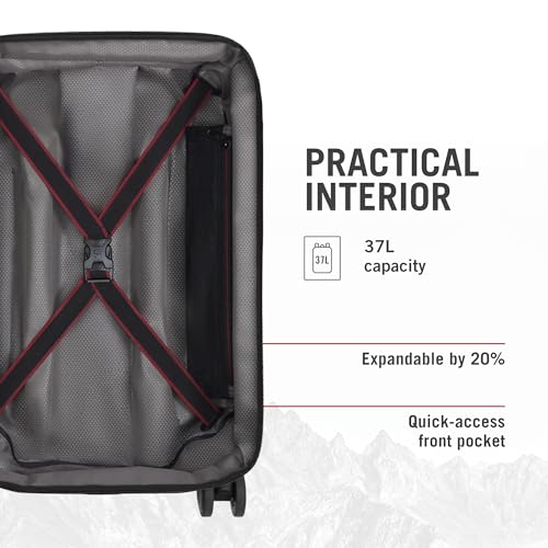 Victorinox Spectra 3.0 Frequent Flyer Carry-On - Modern Hardside Carry-On Luggage - Rolling Suitcase with Spinner Wheels - Holds Travel Accessories - 37 Liters, Black - Image 5