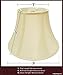 Royal Designs, Inc. BSO-701-16EG Flare Bottom Outside Corner Scallop Basic Lamp Shade, 9 x 16 x 12, Eggshell