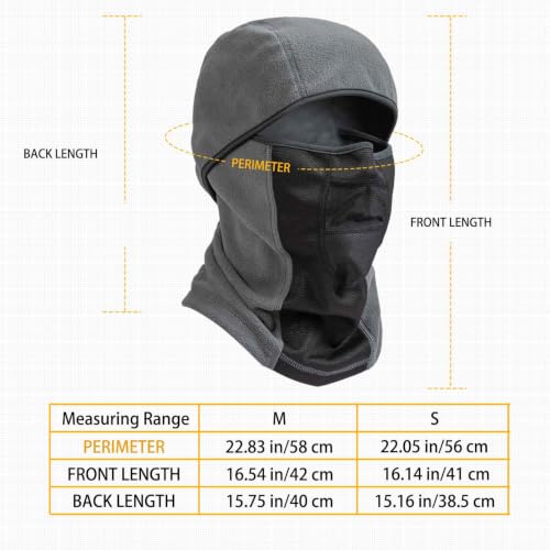 Image of Balaclava Winter Ski Face Mask Breathable Windproof Thermal for Motorcycle Riding Cycling in Cold Weather