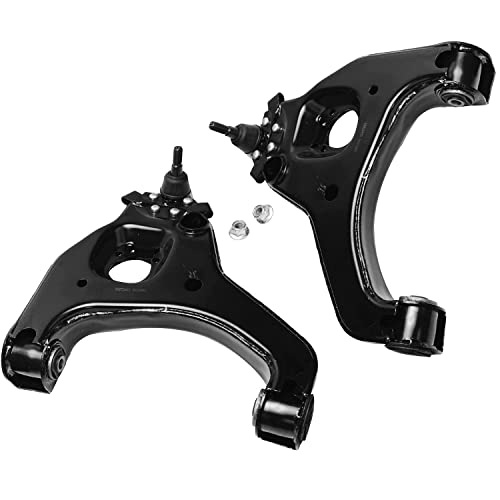 Image of Detroit Axle - RWD Front 9pc Rack and Pinion Kit for 1999-2006 Chevy Silverado 1500 GMC Sierra 1500, 1 Power Steering Rack & Pinion 4 Control Arms 2 Tie Rod Ends 2 Sway Bars Replacement