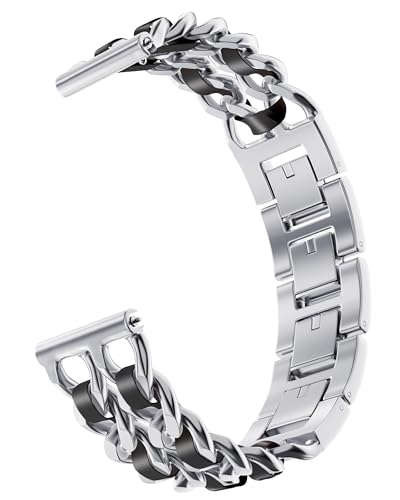[monomam] X}[gEHb` xg 20mm fB[X XeX `F[ oh (xg:20mm) (SILVER×BLACK)