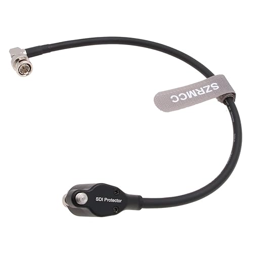 Miniatura 5 de SZRMCC Cable protector SDI 12G 6G HD SDI ángulo recto BNC sobretensión Protector de circuito aislante de video para Komodo ARRI Alexa Sony (codo