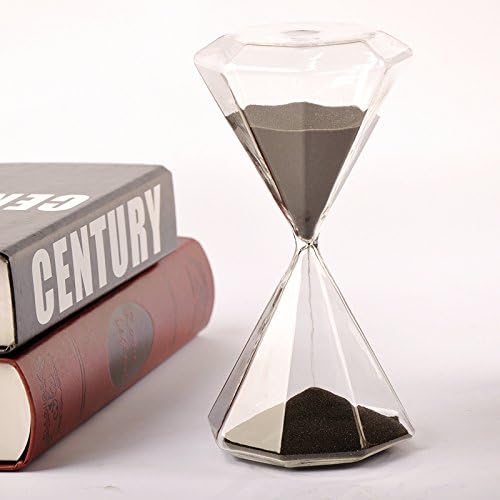 砂時計、サンドタイマー、砂時計高ホウケイ酸耐熱ガラス砂時計タイマー リビングルーム デスクトップデコレーション 誕生日ギフト(サイズ