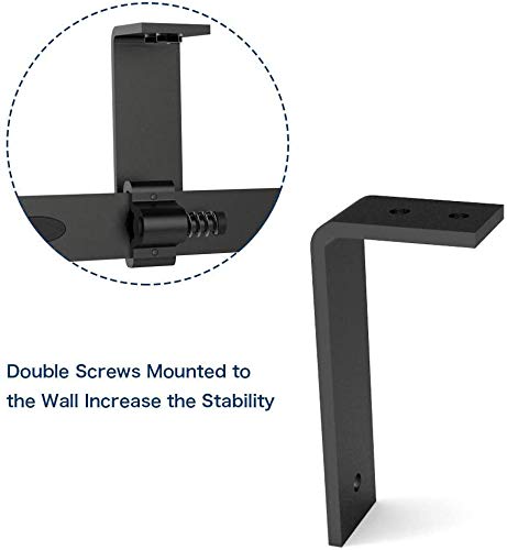 6FT/1.8M Deckenhalterung Schiebetür für Scheunentore, L-förmiges Halterungssystem, Passend für 60 cm breite, eintürige Verkleidung