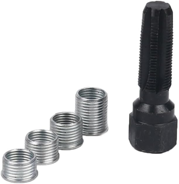 14mm Car Cylinder Head Tap for Spark Plug Rethreading for Helicoil Thread Repair Tool Kit Spark-Plug Hole Sleeve for Repair Parts