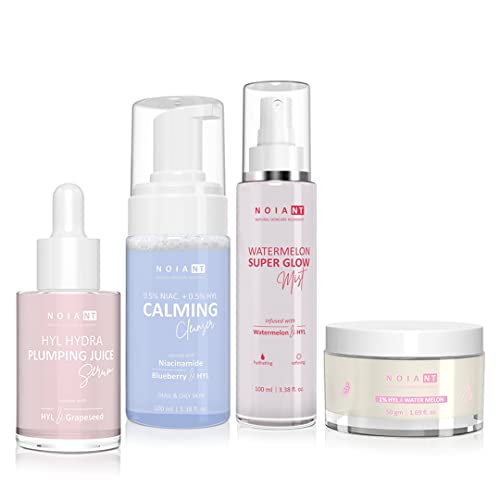 Noiant The Complete Hydration Bucket | Combo Of Cleanser, Face Mist, Moisturizer, Face Serum | Daily Routine Skincare Combo | Suitable For All Of Types Of Skin