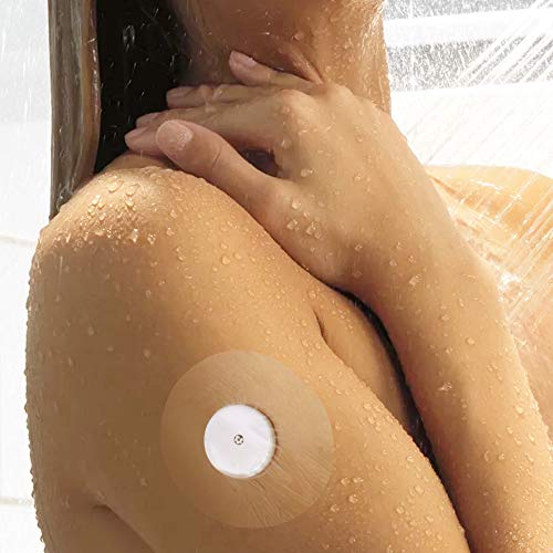 Fixic Freestyle Adhesive Patch 25 PCS – Transparent Patches for Libre, Enlite, Guardian - Pre Cut Back Paper - Best Long Fixation for Your Sensor!