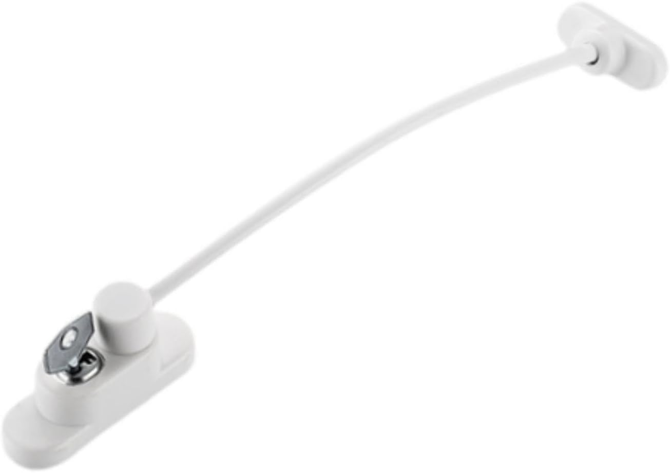 MERISHOPP®Window Restrictor Lock and Use Casement Window Security Lock White|Home & Garden|Home Improvement|Building & Hardware|Windows & Window Hardware|Other Window Accessories