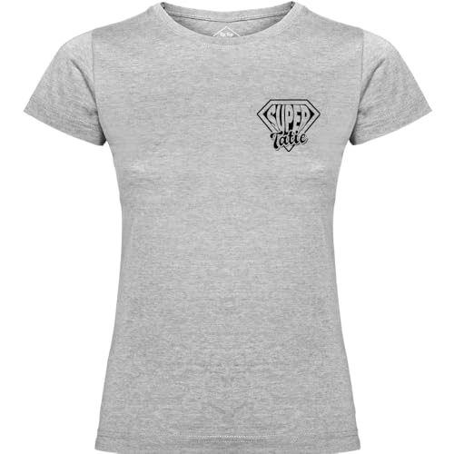 T-Shirt Femme Super Tatie TSC-032, idée cadeau anniversaire et fête