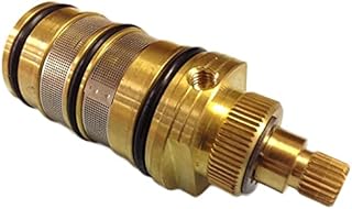 WSF-WUJIN, 1pc Brass Bath Shower Thermostatic Cartridge&Handle for Mixing Valve Mixer Shower Bar Mixer Tap Shower Mixing Valve Cartridge (Color : Gold)