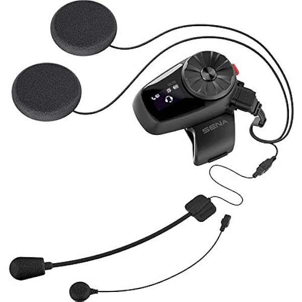 Sena 5S — мотоциклетная система связи Bluetooth, комплект из двух устройств 5S-01D, черный