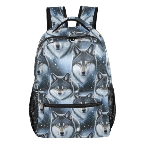 Sac à dos loup pour adolescentes - Fini les cartables trop lourds avec cette taille S
