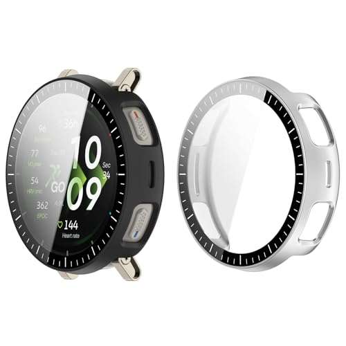 [2��] �Ή� Amazfit Active 3 Premium �P�[�X PC�f�ށ{�t�B���� �A�}�Y�t�B�b�g �A�N�e�B�u 3 �v���~�A���J�o�[ ����HD�����K���X�X�N���[���v���e�N�^�[ Amazfit Active 3 Premium�p�P�[�X (�}�b�g�u��