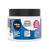 Salon Line, Máscara Capilar, SOS Bomba, Crescimento, Reparação e Força - Todos os Tipos de Cabelos, 500 ml