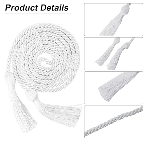 Image of GraduationMall Graduation Honor Cord 68 inch White