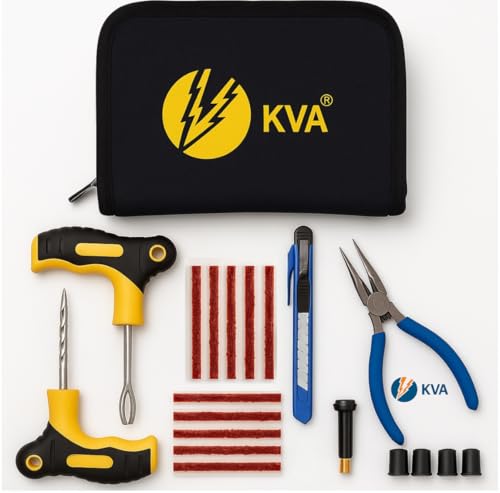 Image of KVA KV-333 Puncture Kit Tubeless Tyre Puncture Repair Kit