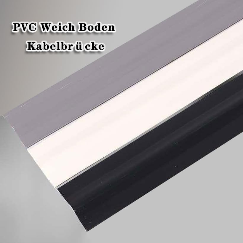 Cache-câble plancher de sol gaine protection fil électrique noir
