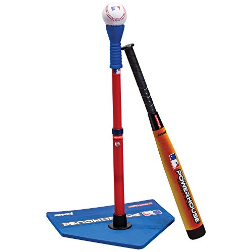 Franklin Sports MLB Adjust-A-Hit T-Ball Set Blue Red, 5 - 18 years