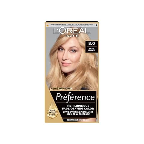 L'Oreal Paris Preference Permanent Hair Colour 8 California Cover