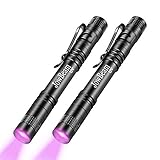 Black Lights,UV Lights,UV Flashlight,Tactical Pen Light Bright Stylus Pen Flashlight,Ultraviolet Blacklight Pet Urine Detector For Dog/Cat Urine,Dry Stains,Bed Bug, Matching with Pet Odor Eliminator