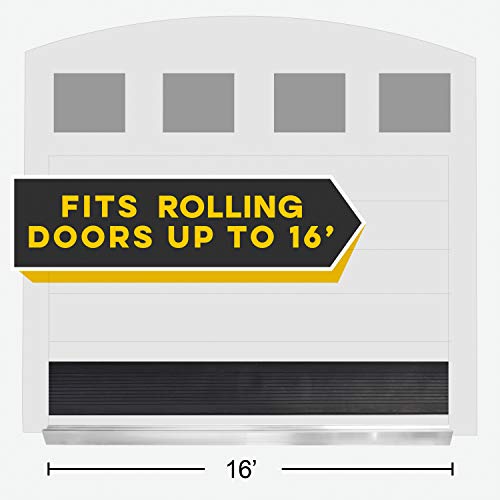 Xcluder X2 Rodent Proof Roll-Up Door Seal Kit; 16Ft. X 2In. X 1.625In. Pest Control Retainer; Suitable For Residential Or Commercial Property Use (162935) #TOP4