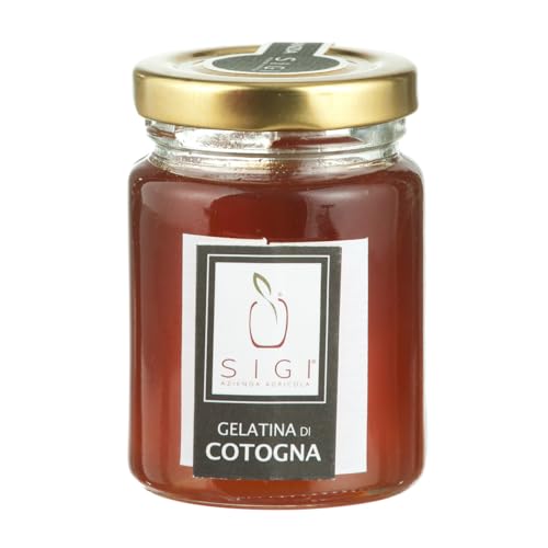 SIGI Azienda Agricola Gelatina de manzana y membrillo | Sin colorantes, conservantes, adittivos químicos | 100% hecho a mano y natural | Hecho a mano en Italia | Tarro 110 g
