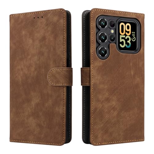 For OUKITEL C62/C62PRO �P�[�X �蒠�^ �J�o�[ ���z�^�yCelesaiq�z����PU���U�[ �ϏՌ� �y�� ���^ �J�[�h���[ ���u���@�\ ���C�J�� �w��h�~ �S�ʕی� OUKITEL C62/C62PRO �ی�J�o�[ (�u���E��)