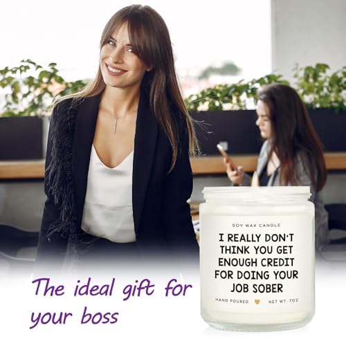 SteadStyle Bougie Boss à diffusion longue durée parfum intense