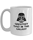 For Dad Nerd Darth Vader Greatest Dad In The Galaxy Mug Fathers Day Present Present Father Nerds Geeks Funny Coffee Cup NPNJBH