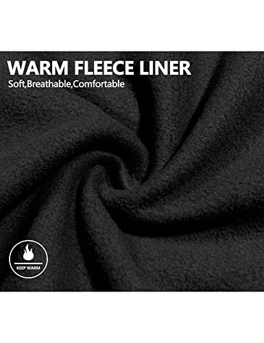 Little Donkey Andy Men's Fleece Bomber Jacket Lightweight Softshell Windbreaker Jacket Casual Spring Fall Coat4