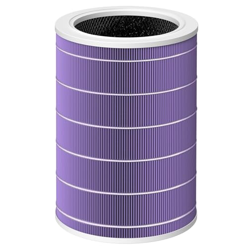Ersatzfilter kompatibel mit Xiaomi Mi Luftreiniger 2, 2H, 2S, 3, 3H, Pro (4fach Hohe Effizienz H13...