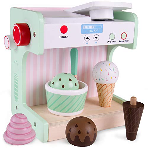 wooden play ice cream
