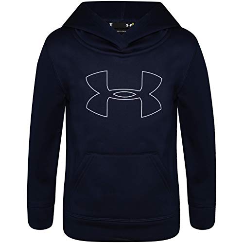 Under Armour Boys' Little Big Logo Hoodie, Academy H19, 5