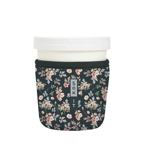 Sok It IceCreamSok Insulated Neoprene Cover (Grey Rose, Fits Tapered Pints)