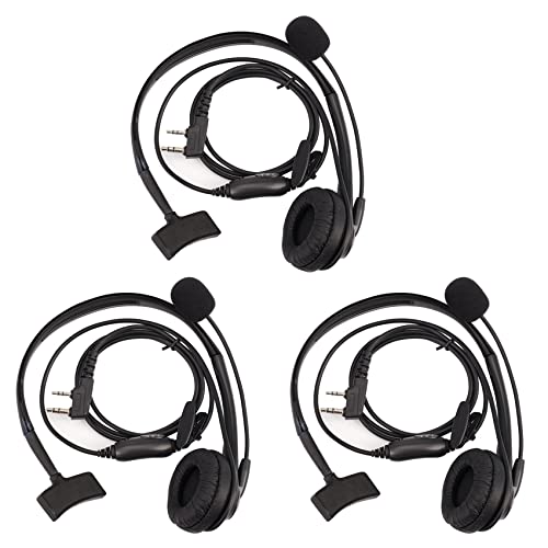 ZUSNEEWIN 3X 2-Pines Auriculares TK220 Aplicable A Jianwu UV-5R -888S H777 Intercomunicador C9009