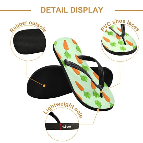 STAYTOP Cartoon Carroll Flip Flops Sandals of Men's & Women's,Sandals Beach Slippers Shower Slides2