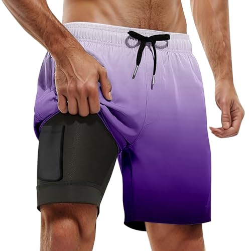 Pantalon de plage homme double épaisseur fluide et anti transpirant pour le sport