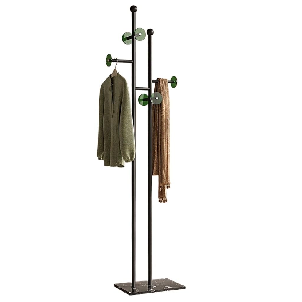Floor Standing Coat Rack Multifunctional Design Home Bedside Clothing Storage Rack Independent Coat Rack Clothes Stand Hanger Seat