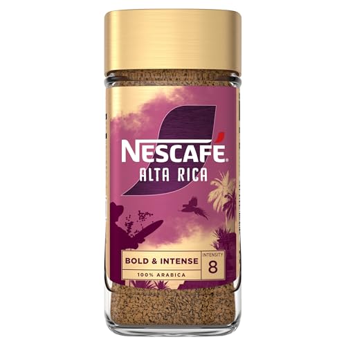 NESCAFÉ Alta Rica Gold Blend Instant Coffee Dark Roasted Premium Instant 100 Percent Arabica Coffee 190g (Pack of 1)