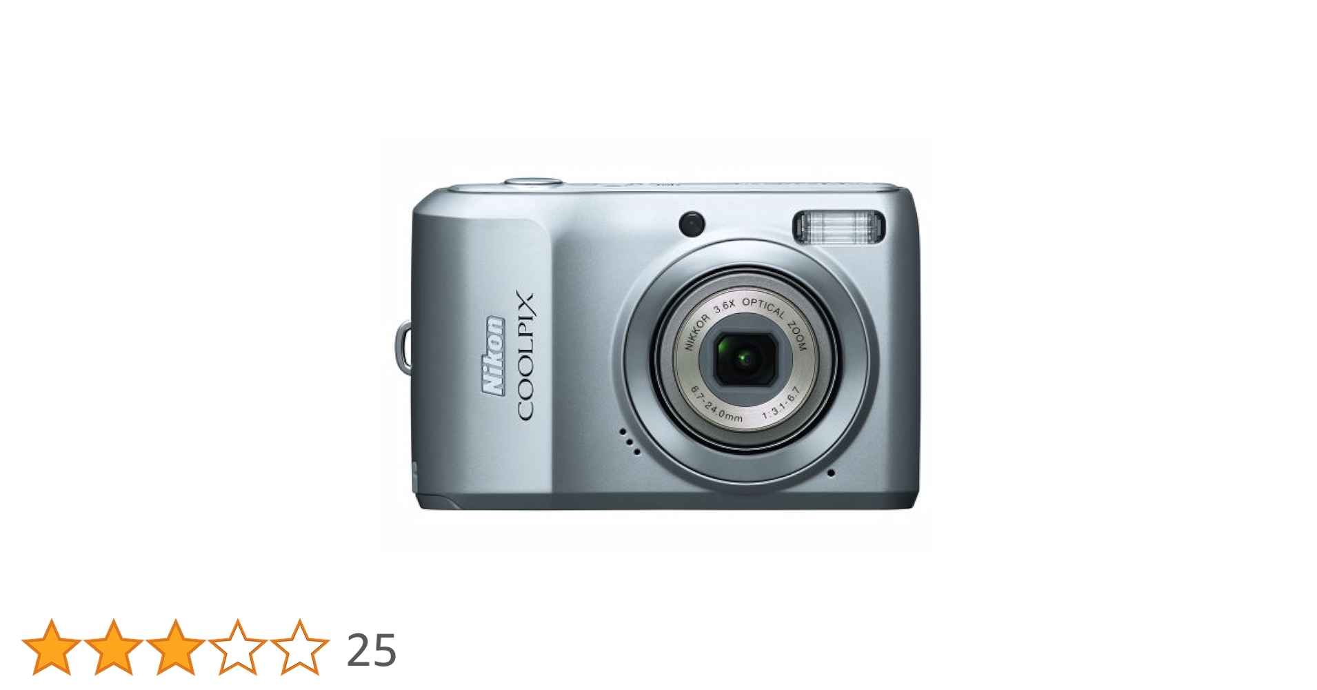 動作品訳あり Nikon COOLPIX L19 コンデジ レトロ ct52 Amazon.com : Nikon Coolpix L19 8MP Digital Camera with 3.6