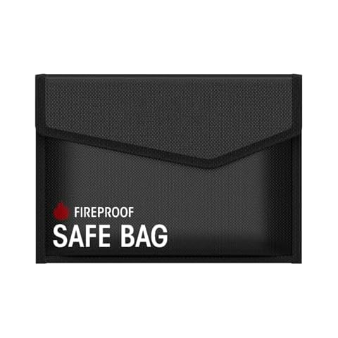 RPNB Fireproof Document Bag for Valuables Cover